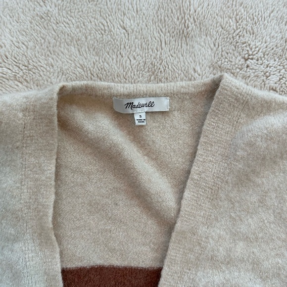 Madewell Kent Colorblock Long Cardigan with Wool and Alpaca - Picture 5 of 8